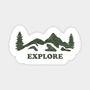 mountains explorer Magnet