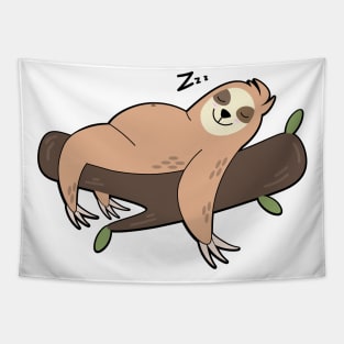 cute sloth Tapestry