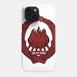 SFRJ Grb Crveni - Red Yugoslavia Phone Case