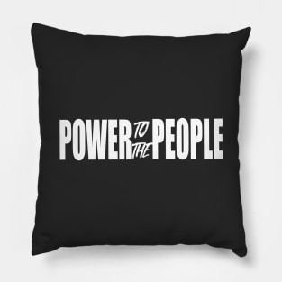 Power To The People Justin Jones Tennessee Three Protest Quote Pillow