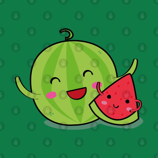 Happy Watermelon: A Slice of Joy by PauRicart