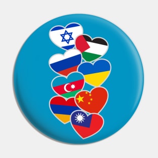 Pray For Peace (back) Pin