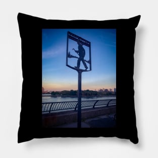 Carl Schurz Park Sunset Manhattan New York City Pillow