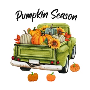 Fall Pumpkin Spice Season Halloween and Thanksgiving T-Shirt