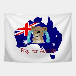 Best Art - PRAY FOR AUSTRALIA Tapestry