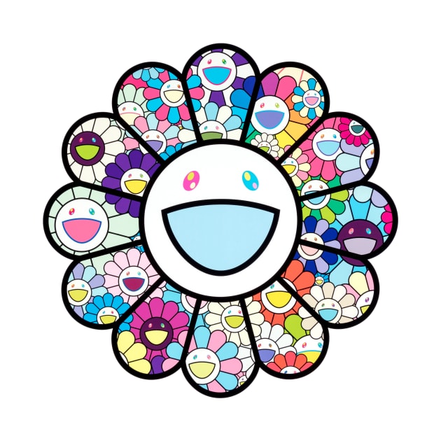 TAKASHI MURAKAMI HAPPY SMILING FLOWER by Scum & Villainy