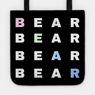 Bear Text - Typography Tote