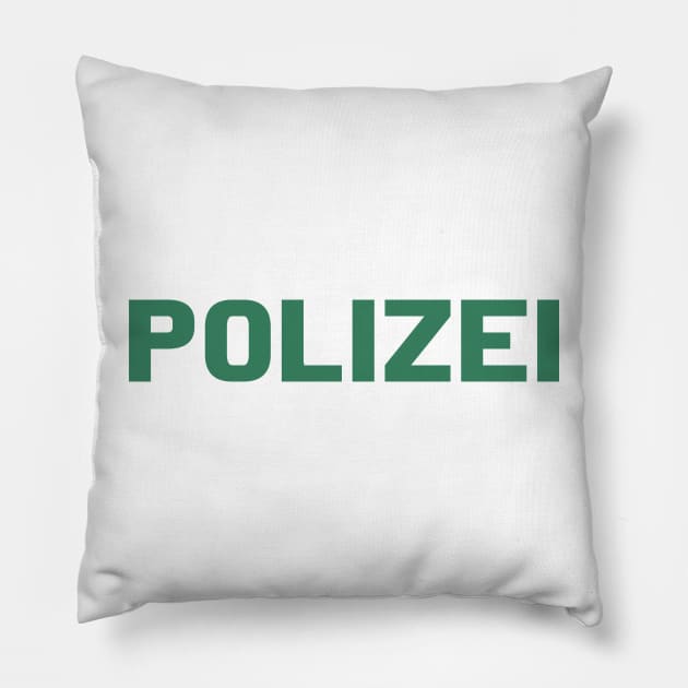 Polizei Pillow by MattDesignOne