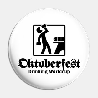 Oktoberfest - Drinking Worldcup (black) Pin