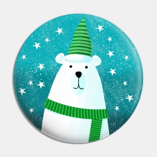 Polar Bear Pin