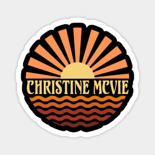 Graphic Circles Christine Name Lovely Styles Vintage 70s 80s 90s Magnet