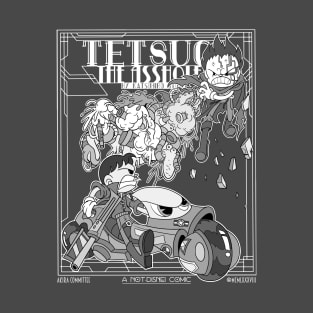 Tetsuo The Asshole Akira anime Cartoon old style T-Shirt