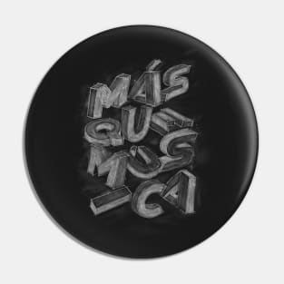 lettering more than music Pin