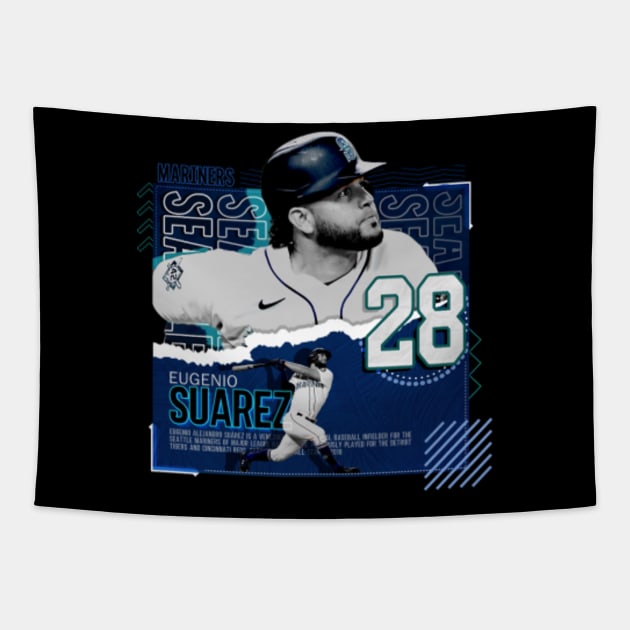 Rinkha Eugenio Suarez Baseball Paper Poster Mariners 4 T-Shirt