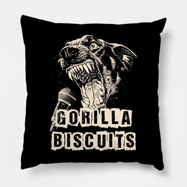 gorilla ll darkness Pillow by angga108