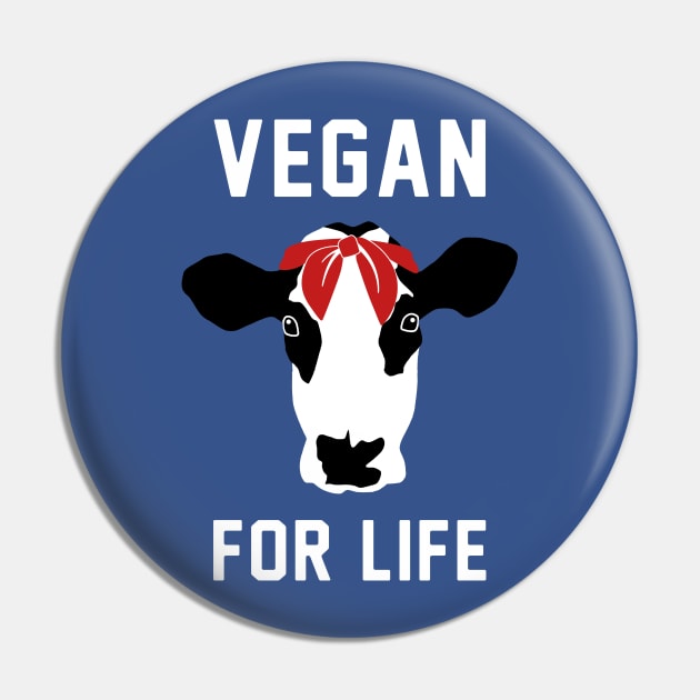 Vegan For Life Pin by BareHugz