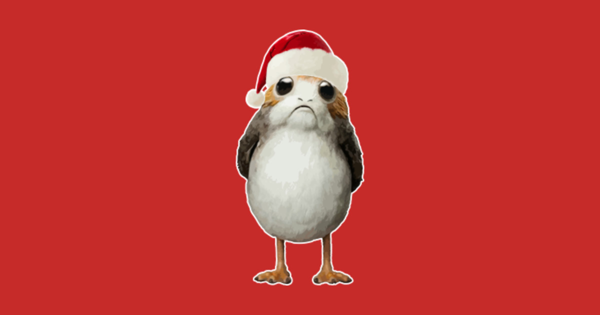 star wars christmas porg porgs t shirt teepublic perfect height weight chart
