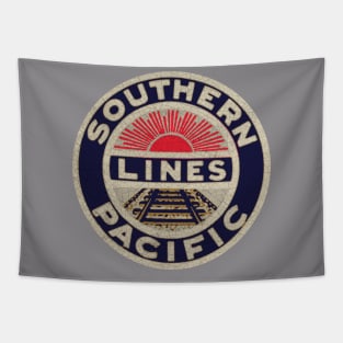 Southern Pacific Lines Railroad USA Tapestry