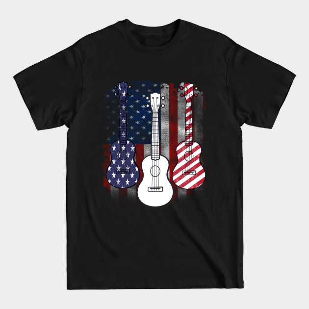 Discover Guitar American Flag 4th Of July For Men Women Music Player - Guitar America Usa Flag - T-Shirt