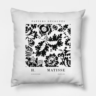 Matisse Papiers Découpés, Ecole De Paris, Exhibition Wall Art Pillow