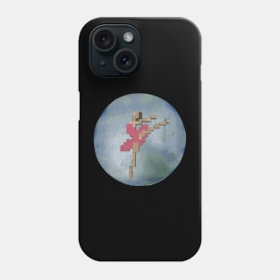 Ballerina Moon in Pixels Phone Case