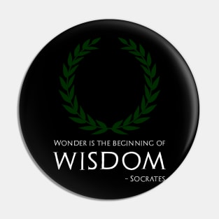 Ancient Greek Philosophy Socrates Quote On Wisdom Pin