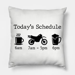 Today's Schedule Pillow