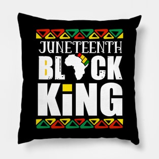 Juneteenth Black King Pillow