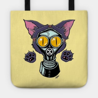 Gas Mask Kitty Tote