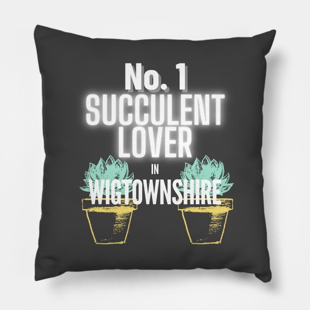 No.1 Succulent Lover In Wigtownshire Pillow by The Bralton Company