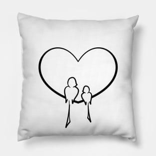 Birds Heart Cute Love Vegan Protect Animals Earth Gift Birthday Classic Mother Children Mothers Day Pillow