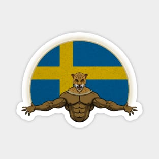 Cheetah Sweden Magnet