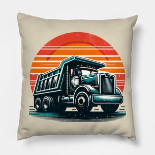 Dump Truck Pillow