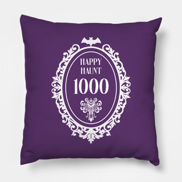 Full Front Happy Haunt Pillow by tinkermamadesigns