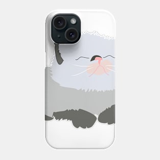 Grey Siamese kitten Phone Case