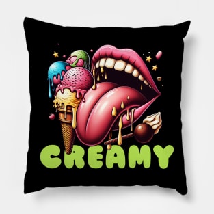 Creamy Ice Cream Tounge Pillow