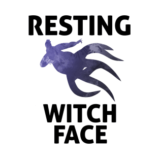 Resting Witch Face Inspired Silhouette T-Shirt