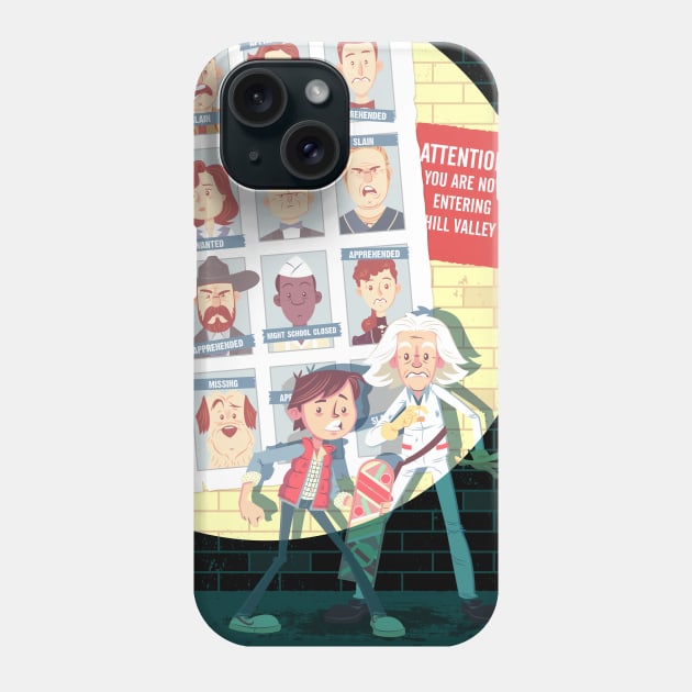 Back to the Future Past Phone Case by TanoshiBoy