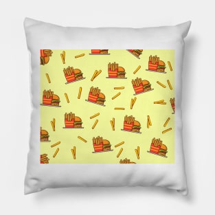 Burger and Fries Pillow