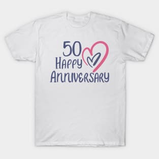 Womens 50th Wedding Anniversary Gifts Wife Since' Women's T-Shirt