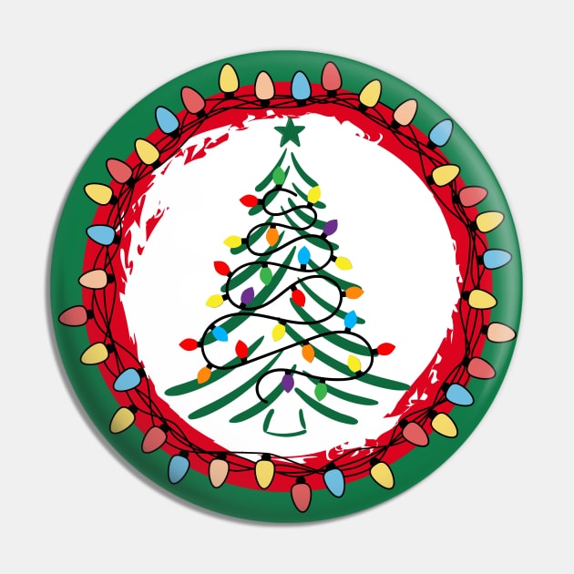 Holiday Classic Christmas tree with Chirstmas lights Pin by Shean Fritts 