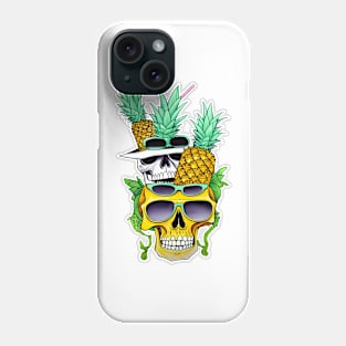 Skull Pineapple Phone Case