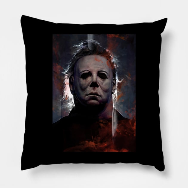 Michael Myers Pillow by dmitryb1