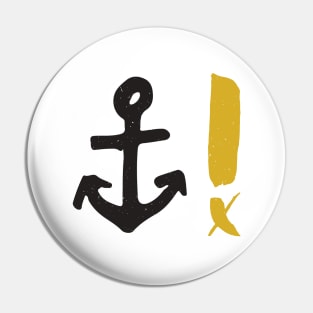 Anchored Exclamation Pin