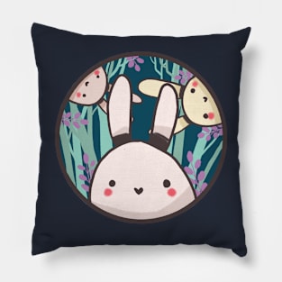 Three cute bunnies Pillow