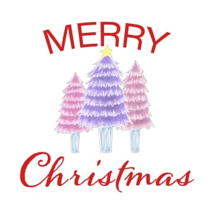 pink christmas tree T-Shirt