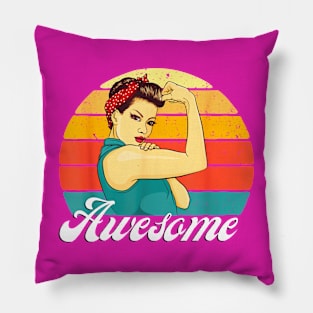 Awesome mom Pillow