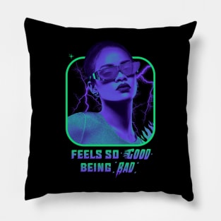 Rihanna - Feels So Good Being Bad - Green/Purple Pillow