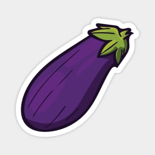 Purple Eggplant Magnet