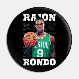 Rajon Rondo Basketball Pin